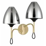 Бра Vele Luce Oro VL5654W22 Цвет арматуры Желтый Цвет плафонов Серый