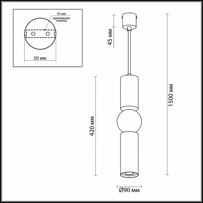 Подвесной светильник Odeon Light Sakra 4074/5L Цвет плафонов золото Цвет арматуры черный от ImperiumLoft