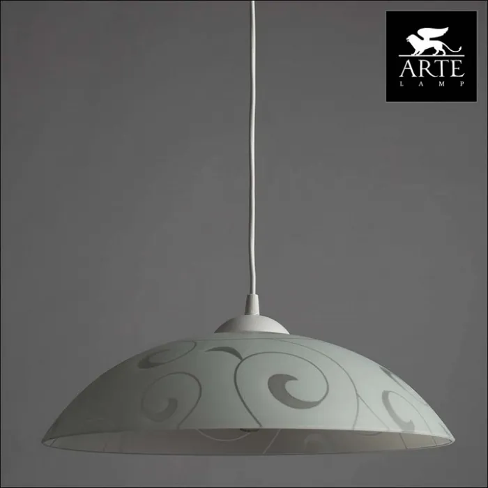 Подвесной светильник Arte Lamp Cucina A3320SP-1WH Цвет арматуры белый Цвет плафонов белый от ImperiumLoft