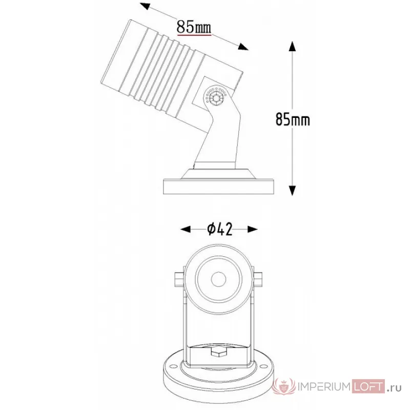 Светильник на штанге Deko-Light Mini I WW 131005 Цвет арматуры серый Цвет плафонов серый от ImperiumLoft