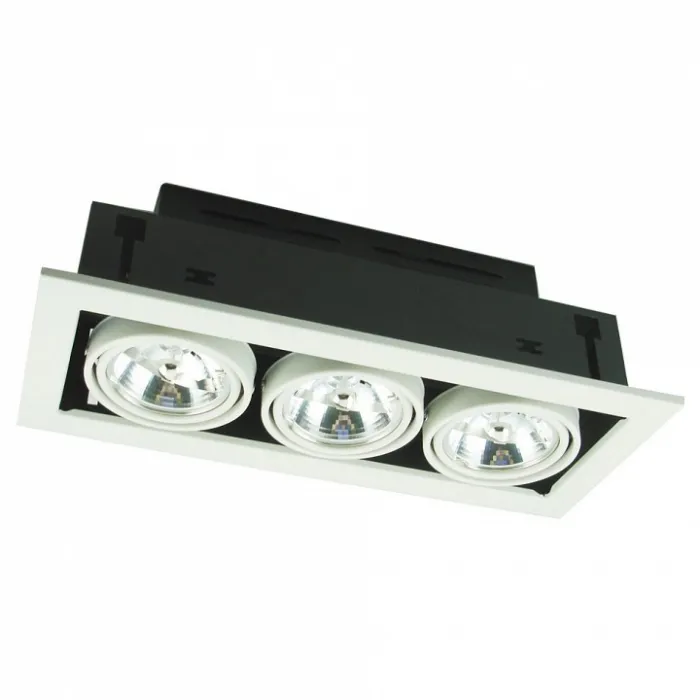 Встраиваемый светильник Arte Lamp Technika 2 A5930PL-3WH Цвет арматуры белый Цвет плафонов белый от ImperiumLoft