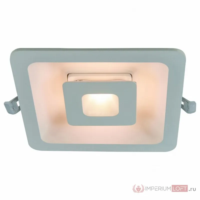 Встраиваемый светильник Arte Lamp Canopo A7247PL-2WH Цвет арматуры белый Цвет плафонов белый от ImperiumLoft