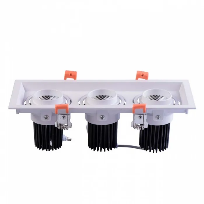 Встраиваемый светильник MW-Light Круз 637016303 Цвет арматуры белый Цвет плафонов кремовый от ImperiumLoft