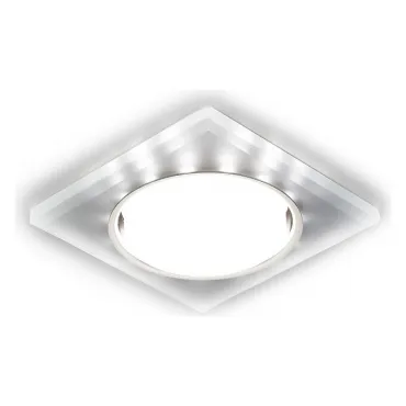 Встраиваемый светильник Ambrella GX53 G215 G215 CH/WH Цвет арматуры хром Цвет плафонов белый