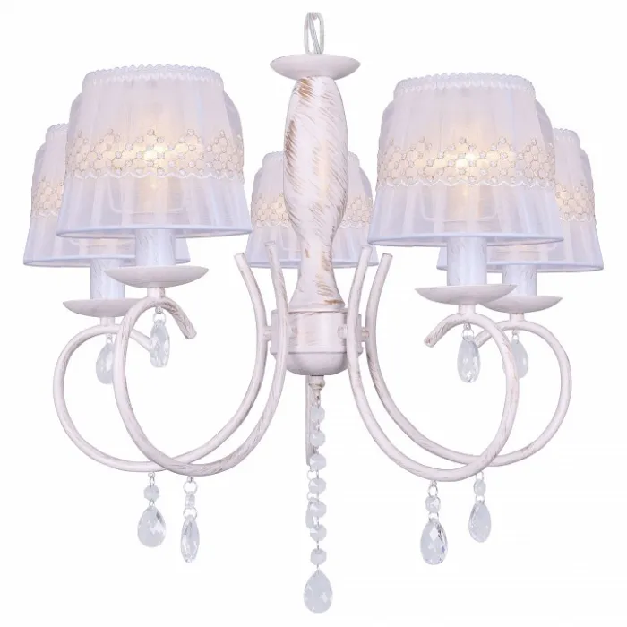 Подвесная люстра TopLight Camilla TL1135-5H Цвет арматуры золото Цвет плафонов белый от ImperiumLoft