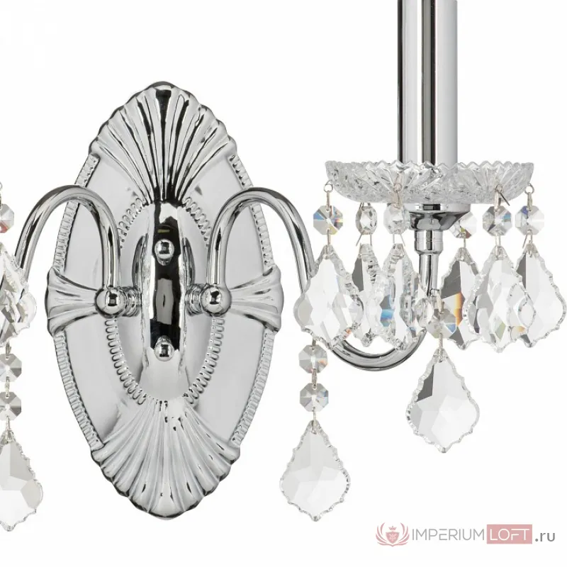 Бра Lightstar Classic 700624 Цвет арматуры хром Цвет плафонов прозрачный от ImperiumLoft