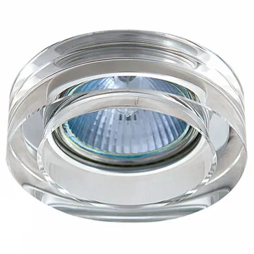 Встраиваемый светильник Lightstar Lei Mini 006130 Цвет арматуры хром Цвет плафонов прозрачный