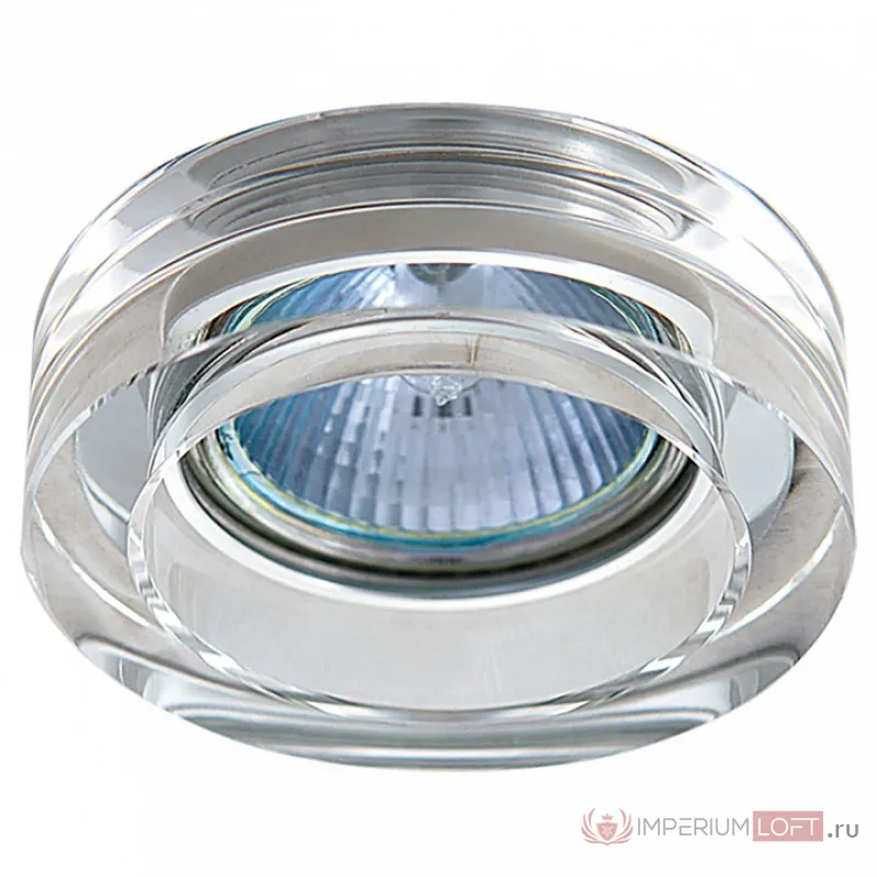 Встраиваемый светильник Lightstar Lei Mini 006130 Цвет арматуры хром Цвет плафонов прозрачный от ImperiumLoft