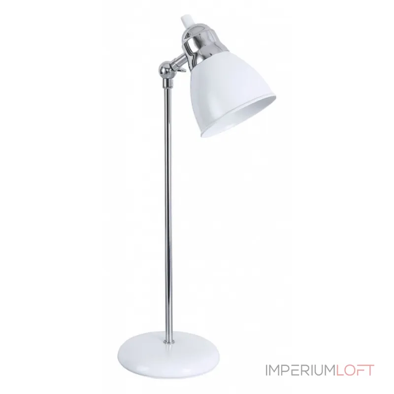 Настольная лампа офисная Arte Lamp 3235 A3235LT-1CC Цвет арматуры хром Цвет плафонов белый