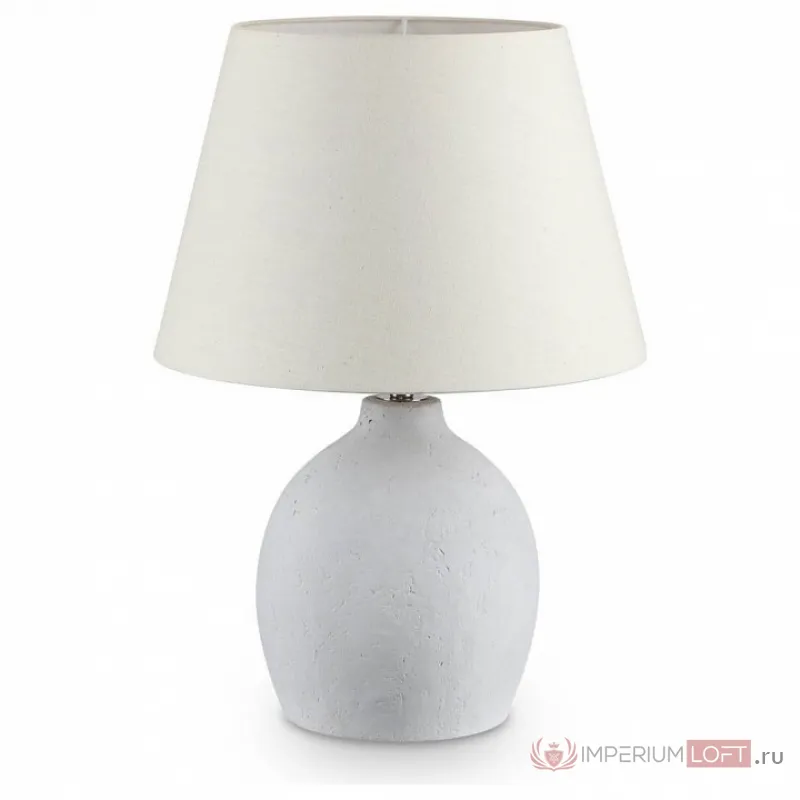 Настольная лампа декоративная Ideal Lux Boulder BOULDER TL1 Цвет плафонов белый от ImperiumLoft