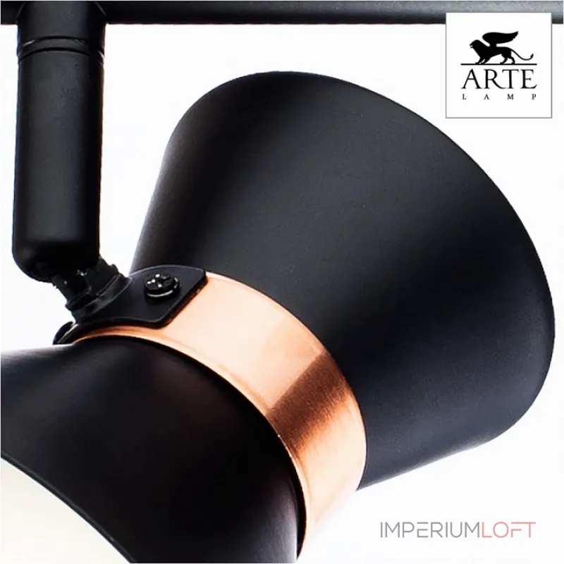 Спот Arte Lamp Baltimore A1406AP-2BK Цвет арматуры золото Цвет плафонов черный от ImperiumLoft Спот Arte Lamp Baltimore A1406AP-2BK Цвет арматуры золото Цвет плафонов черный от ImperiumLoft