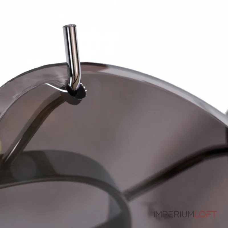 Накладной светильник Divinare Chloe 7566/02 AP-1 Цвет плафонов серый Цвет арматуры хром от ImperiumLoft Накладной светильник Divinare Chloe 7566/02 AP-1 Цвет плафонов серый Цвет арматуры хром от ImperiumLoft