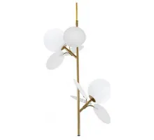 Подвесной светильник Loft it Matisse 10008/2P white Цвет арматуры золото Цвет плафонов белый