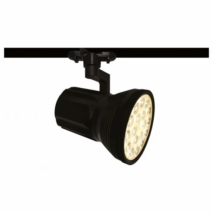 Светильник на штанге Arte Lamp Track Lights A6118PL-1BK Цвет арматуры черный Цвет плафонов черный от ImperiumLoft