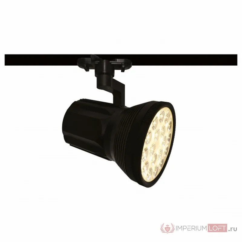 Светильник на штанге Arte Lamp Track Lights A6118PL-1BK Цвет арматуры черный Цвет плафонов черный от ImperiumLoft