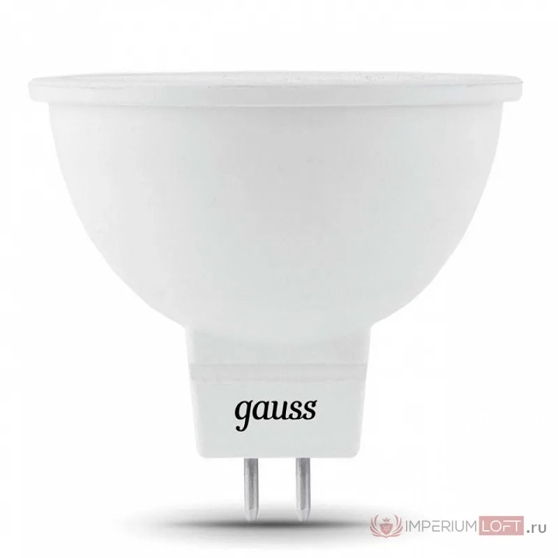 Лампа светодиодная Gauss 1015 GU5.3 5Вт 3000K 101505105 от ImperiumLoft