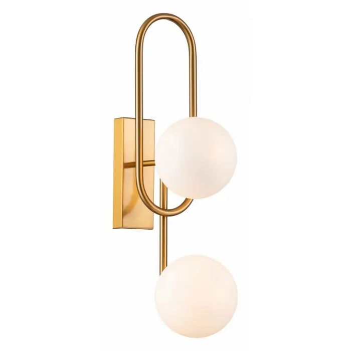 Бра Indigo Opaco 11015/2W Brass от ImperiumLoft