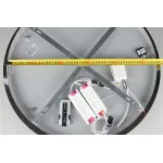 Накладной светильник Omnilux Lonato OML-00417-80 Цвет арматуры хром Цвет плафонов прозрачный от ImperiumLoft
