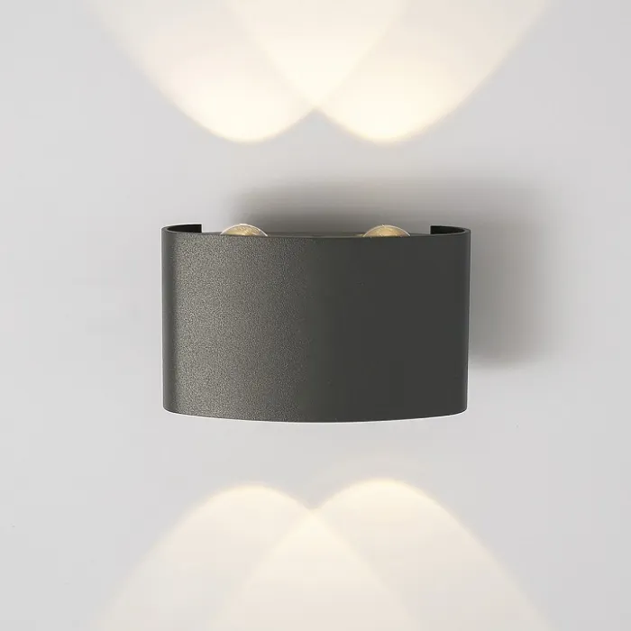Накладной светильник Elektrostandard Twinky 1555 Techno LED Twinky Double серый от ImperiumLoft