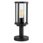 Наземный низкий светильник Arte Lamp Toronto A1036FN-1BK Цвет плафонов прозрачный Цвет арматуры черный