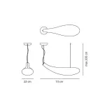 Подвесной светильник Artemide 1629010A от ImperiumLoft