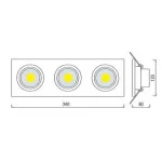 Встраиваемый светильник Horoz Electric Veronica HRZ00000261 Цвет арматуры белый