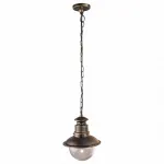 Подвесной светильник Arte Lamp Amsterdam A1523SO-1BN Цвет арматуры бронза Цвет плафонов прозрачный от ImperiumLoft