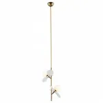 Подвесной светильник Loft it Matisse 10008/2P white Цвет арматуры золото Цвет плафонов белый от ImperiumLoft
