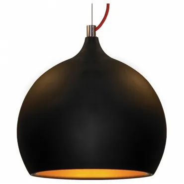 Подвесной светильник Lussole Aosta LSN-6116-01 Цвет арматуры черный Цвет плафонов черный от ImperiumLoft