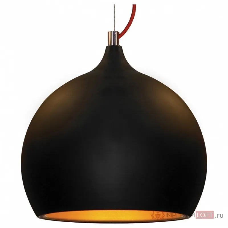 Подвесной светильник Lussole Aosta LSN-6116-01 Цвет арматуры черный Цвет плафонов черный от ImperiumLoft