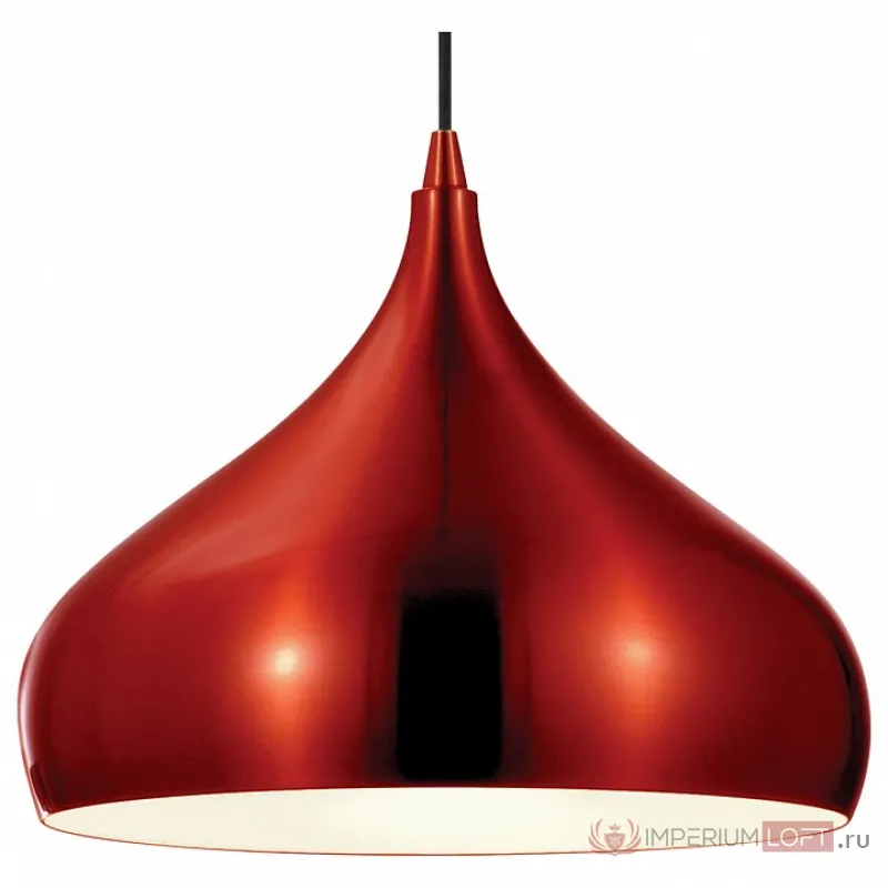 Подвесной светильник Lussole Saratoga GRLSP-9656 Цвет плафонов красный Цвет арматуры красный от ImperiumLoft