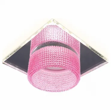 Встраиваемый светильник Ambrella Techno 8 TN356 Цвет плафонов розовый Цвет арматуры хром