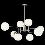 Люстра на штанге Maytoni Erich MOD221-PL-08-N Цвет арматуры неокрашенный Цвет плафонов белый от ImperiumLoft