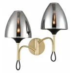 Бра Vele Luce Oro VL5654W22 Цвет арматуры Желтый Цвет плафонов Серый