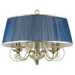 Подвесной светильник Odeon Light Niagara 3921/4 Цвет арматуры бронза Цвет плафонов синий от ImperiumLoft
