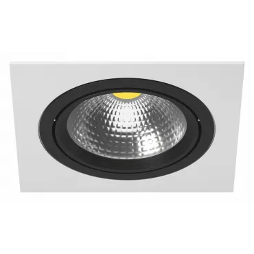 Встраиваемый светильник Lightstar Intero 111 i81607 Цвет арматуры черно-белый