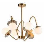 Люстра на штанге Indigo Jazz 11020/6R Brass от ImperiumLoft