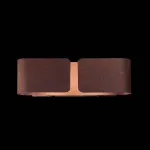 Накладной светильник Ideal Lux Clip CLIP AP2 SMALL CORTEN Цвет арматуры коричневый Цвет плафонов коричневый