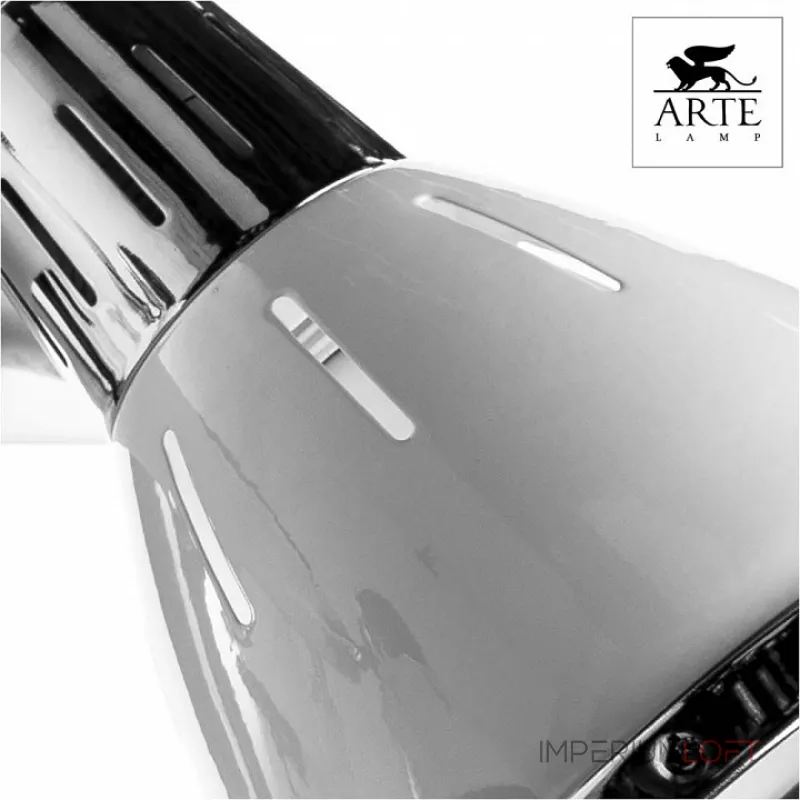 Спот Arte Lamp Marted A2215AP-2WH Цвет арматуры хром Цвет плафонов белый