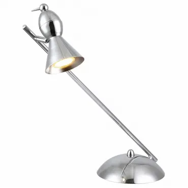 Настольная лампа офисная Arte Lamp Picchio A9229LT-1CC Цвет арматуры хром Цвет плафонов хром