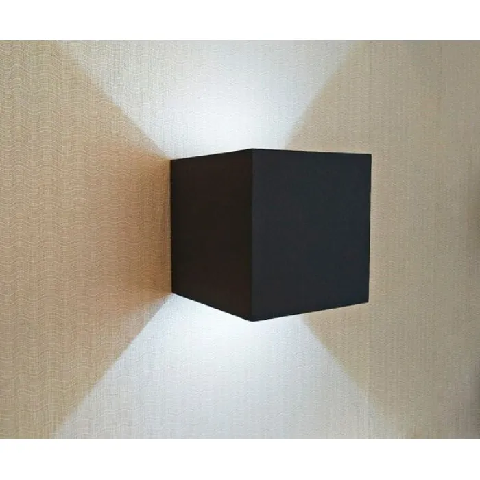 08585,19(4000K) Светильник КУБ черный w10x10 h10 Led 6w (4000K) IP65 от ImperiumLoft