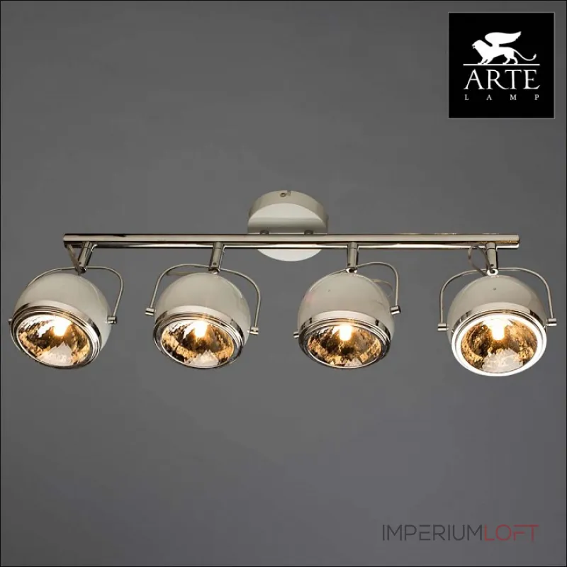 Спот Arte Lamp Orbiter A4509PL-4WH Цвет арматуры белый Цвет плафонов белый от ImperiumLoft