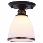 Накладной светильник Arte Lamp Bonito A9518PL-1BA Цвет арматуры черный Цвет плафонов белый