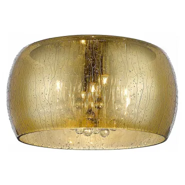 Накладной светильник Zumaline Rain C0076-05L-F4L9 Цвет арматуры хром Цвет плафонов золото