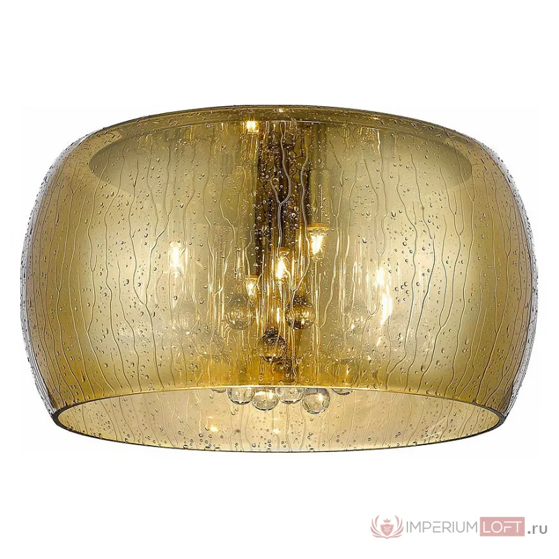 Накладной светильник Zumaline Rain C0076-05L-F4L9 Цвет арматуры хром Цвет плафонов золото от ImperiumLoft