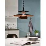 Подвесной светильник Eglo Brenda 31666 Цвет арматуры черный Цвет плафонов черный от ImperiumLoft