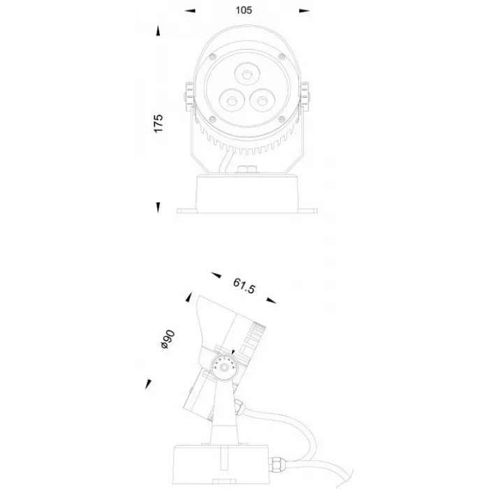 Светильник на штанге Deko-Light Power Sport IV WW 730281 Цвет арматуры черный Цвет плафонов черный от ImperiumLoft