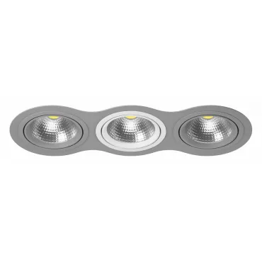 Встраиваемый светильник Lightstar Intero 111 i939090609 Цвет арматуры серый