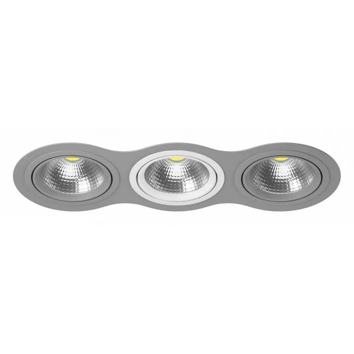 Встраиваемый светильник Lightstar Intero 111 i939090609 Цвет арматуры серый от ImperiumLoft
