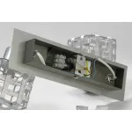 Спот Lussole Lombardia LSN-0801-02 Цвет арматуры хром Цвет плафонов серебро от ImperiumLoft